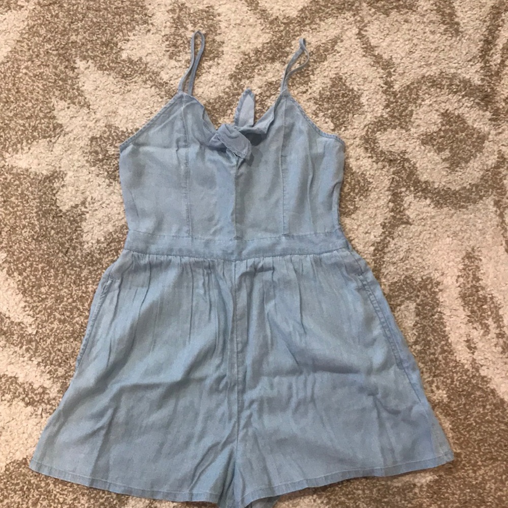 Romper denim soft
